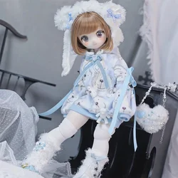 BJD Doll Clothes For 1/4 MSD MDD Dolls Sweater Top Hoodie Hat Socks Doll Accessories Girls Gift Toy (Excluding Dolls)