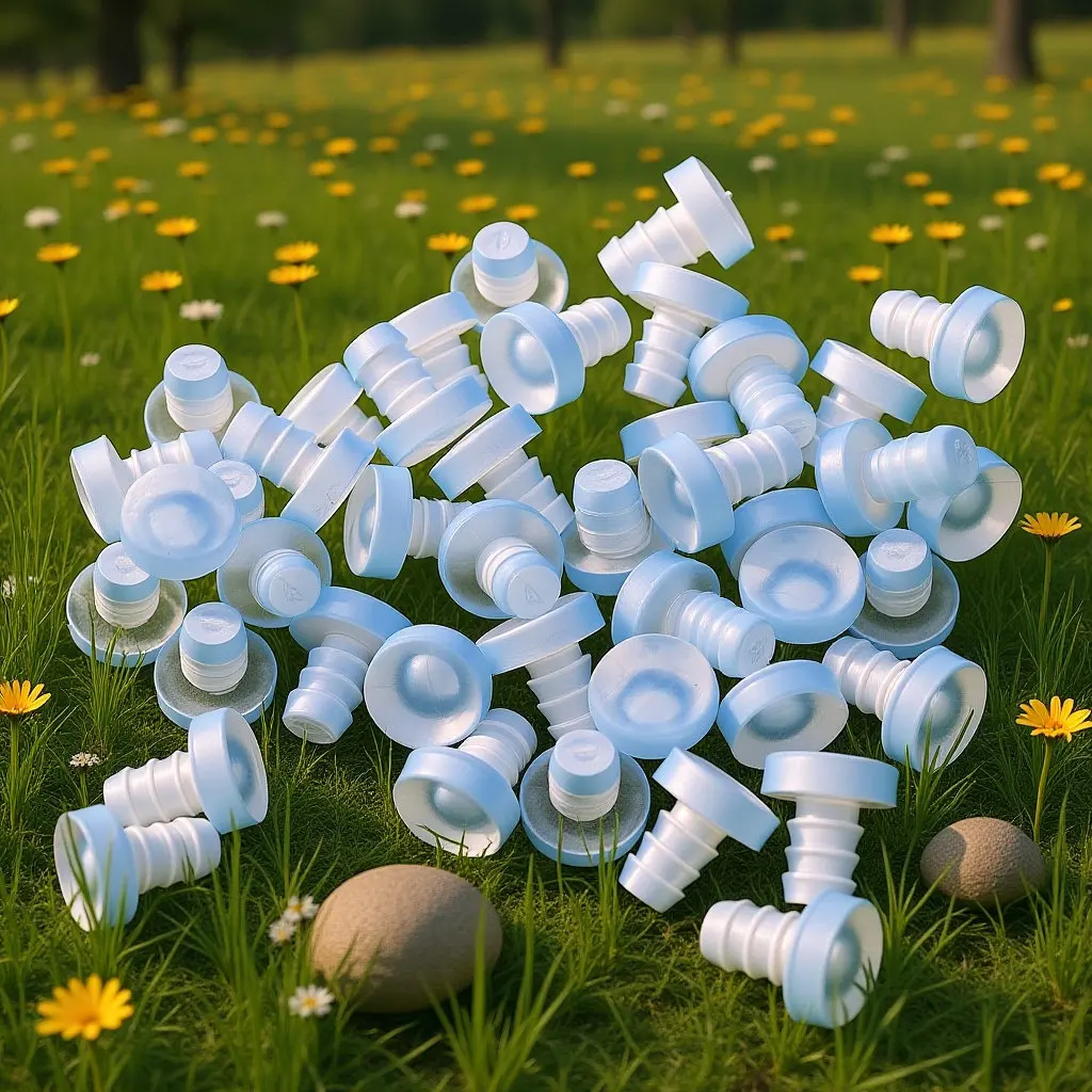 50Pcs Arch Shape Chair Leg Dust Plugs Clear Non Slip Rubber Grippers Soft Floor Protectors for Furniture Cabinet Door