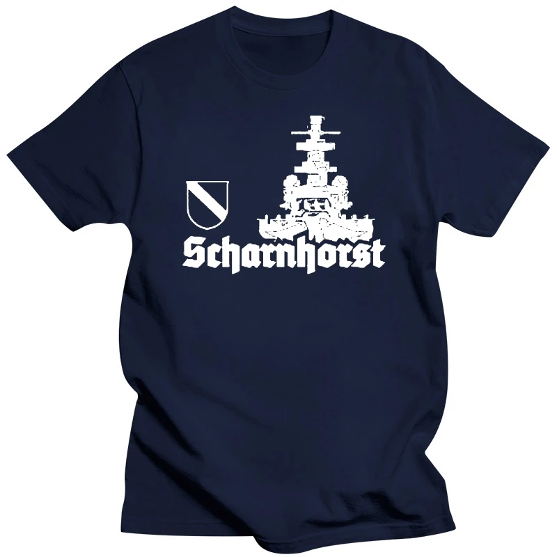 Men T-Shirt Men Clothing Plus Size Schlachtschiff Scharnhorst Bug Marine Ksm Schiff Front Drillings -T Shirt T Shirt Wholesale