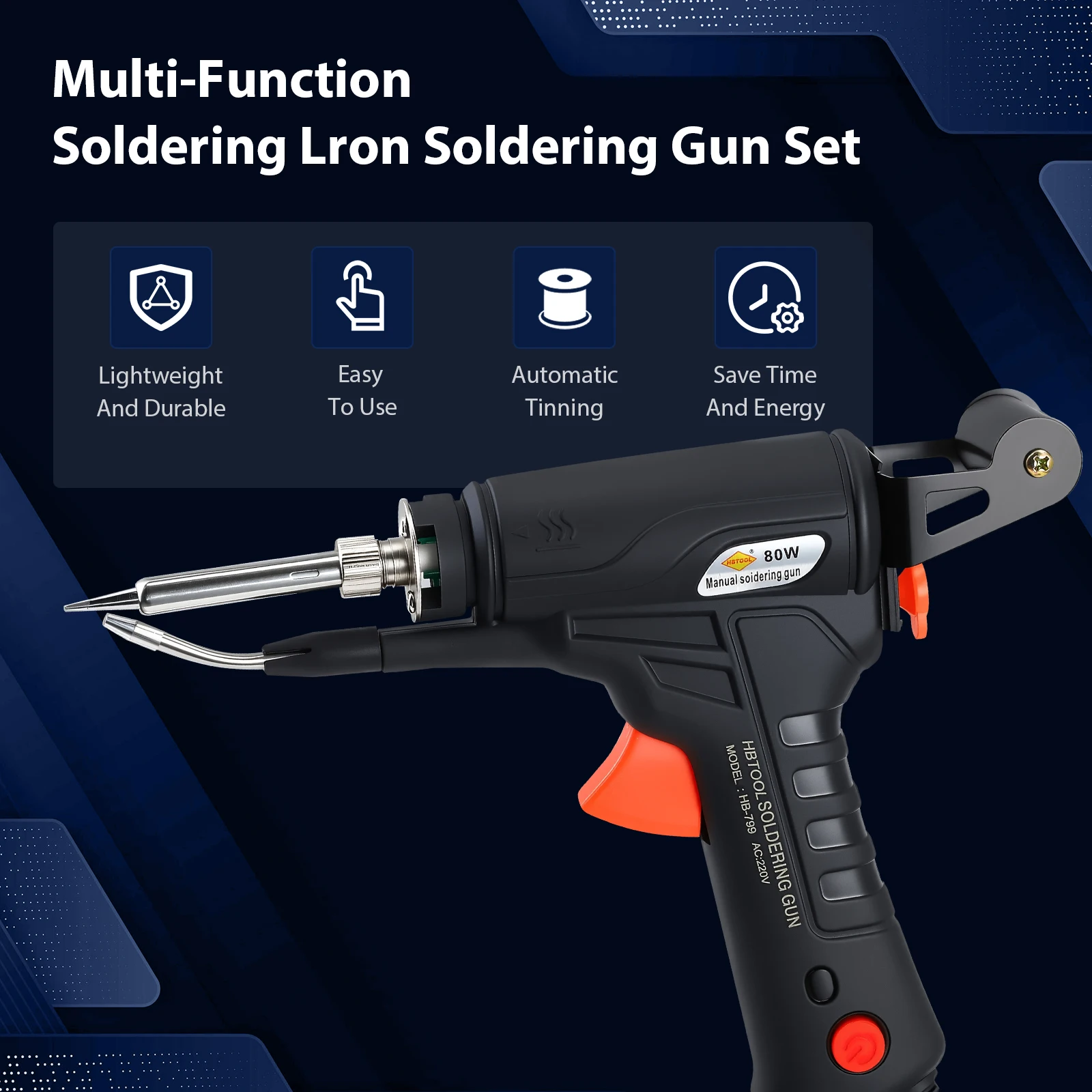 Nieuwe industriële lasmachine 2025, automatische multifunctionele soldeerbout-soldeerpistoolset voor doe-het-zelf thuis