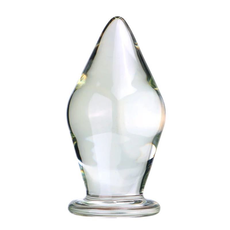VaHppy Extra Large Anal Plugs Buy With Caution 950g 8cm Glass Extended Anal Training Gay Sex Toys Masturbation For