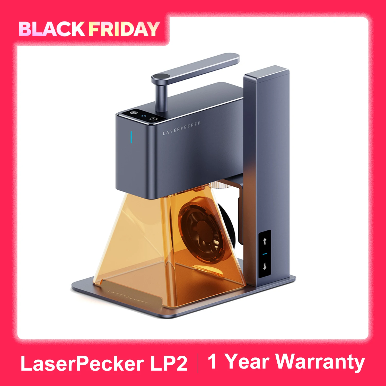 LASERPECKER Handheld Laser Engraver Portable Powerful Laser Engraving Cutting Machine With 5W Bluetooth  CNC DIY SuperFast LP2