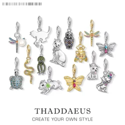 Dragonfly Cat Snake Butterfly Pig Owl Dog Fly Octopus Bee Brand New Cartoon Club Pendant Charm For Women Men