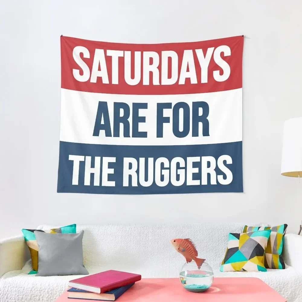 

Saturdays Are For The Ruggers Tapestry Aesthetic Decoration Bedroom Decorations Tapestry