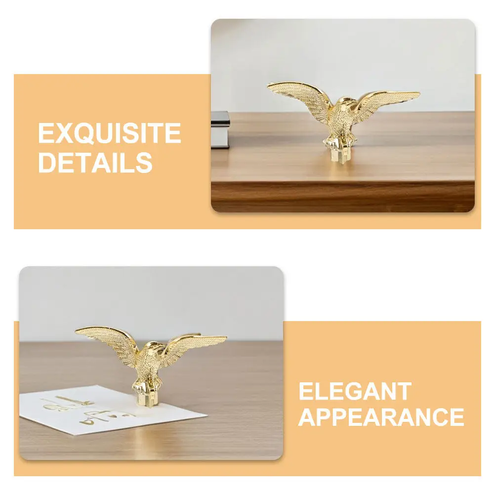 2Pcs Flagpole Eagle Head Finial Secure Stable Outdoor Square Conference Hall Flag Pole Top Ornament Eagle Flag Topper