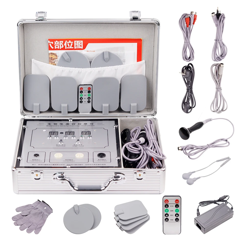 Bioelectric Therapy low frequency pulse DDS Bio Therapy Massager for Meridian Relax relieve pain detoxification Body SPA