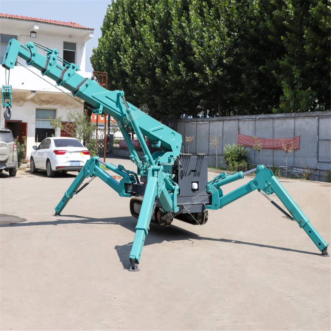 ورشة عمل رافعة كهربائية صغيرة العنكبوت الزاحف العنكبوت رفع #5