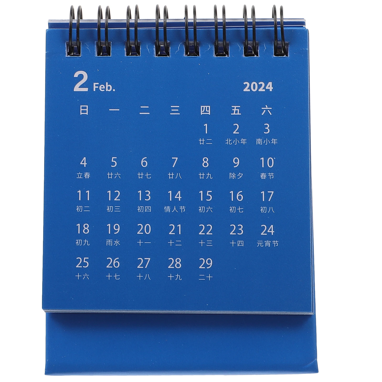 Mini 2024 Small Desktop Decorative Flip For Office Home Stand Mini Desk Calendar Tabletop Monthly Calendar With Memo Function