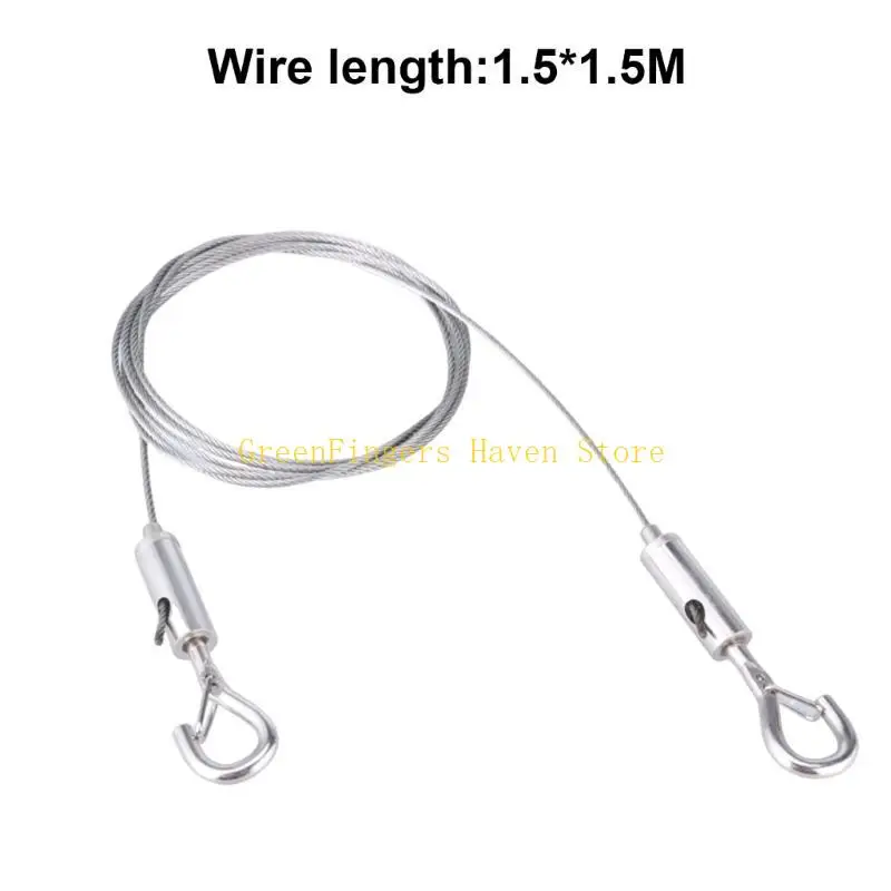 ترقيات F68D ترقيات كابل تعليق من الفولاذ المقاوم للصدأ سلك معلق للديكور الداخلي/الخارجي