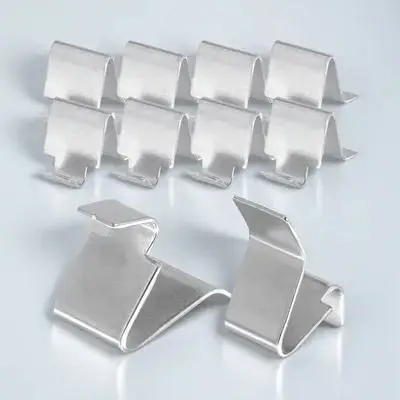 

10pcs File Cabinet Accessories Heavy Duty Metal Shelf Clips Foldable Black Silver Iron Cabinet Shelving Clip for Bookcase
