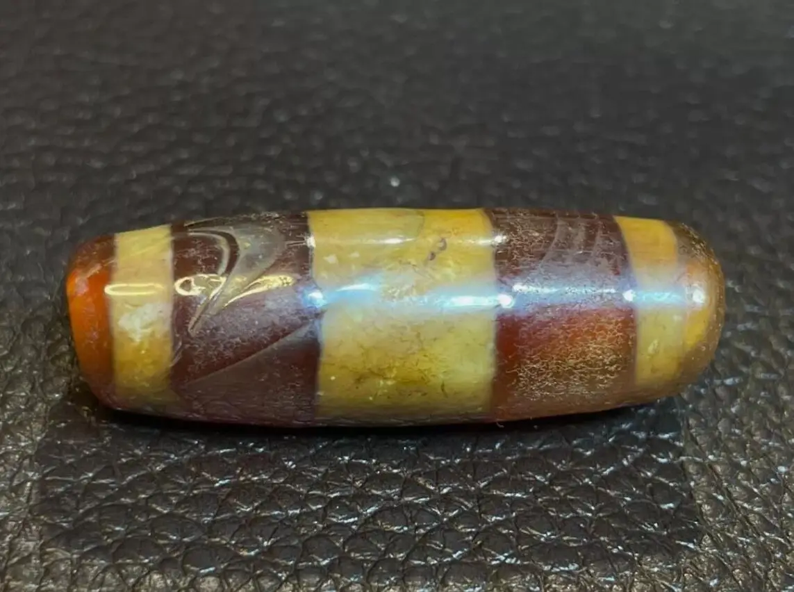 Tibetan Nepalese Himalayan Ancient agate Old Dzi Talisman eye Beads Amulet