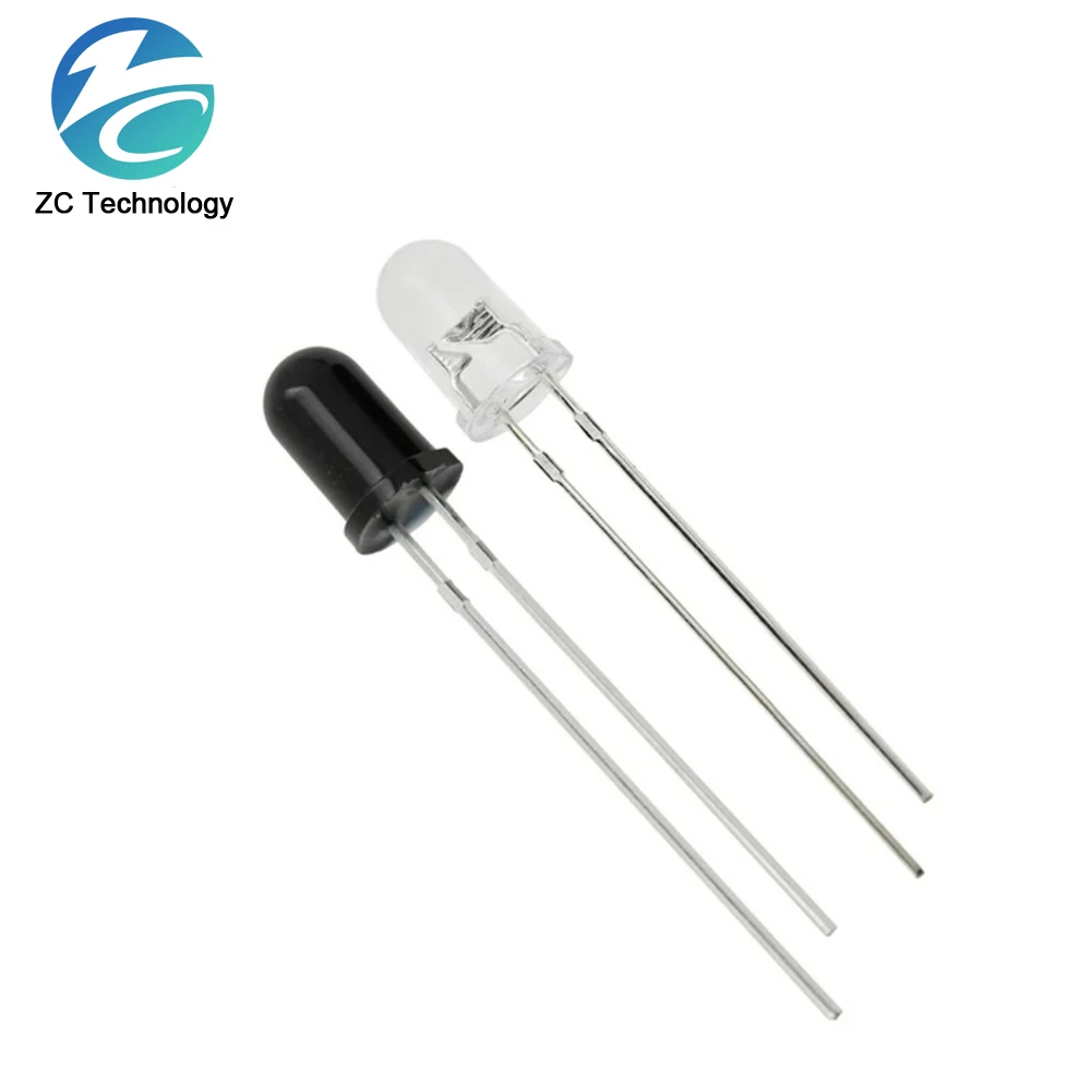 10Pairs F3 3mm F5 5mm 940nm LEDs Infrared Emitter and IR Transmitter Receiver Diode Diodes 301A Infrared to tube For Arduino