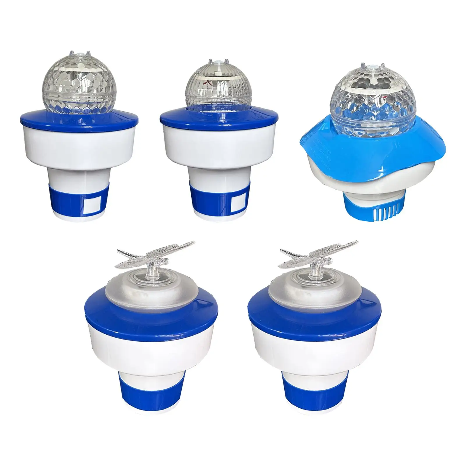 

Automatic Solar Light Floating Chlorine Dispenser for Pool for Fountain Indoor Outdoor above Ground Pool Hot Tubs Accessories