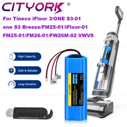 Vacuum Replacement Battery for Tineco iFloor 3 iFloor-01 tineco Floor ONE S3-01 one S3 Breeze FM25-01 FM26-01 FW26M-02 VWV8
