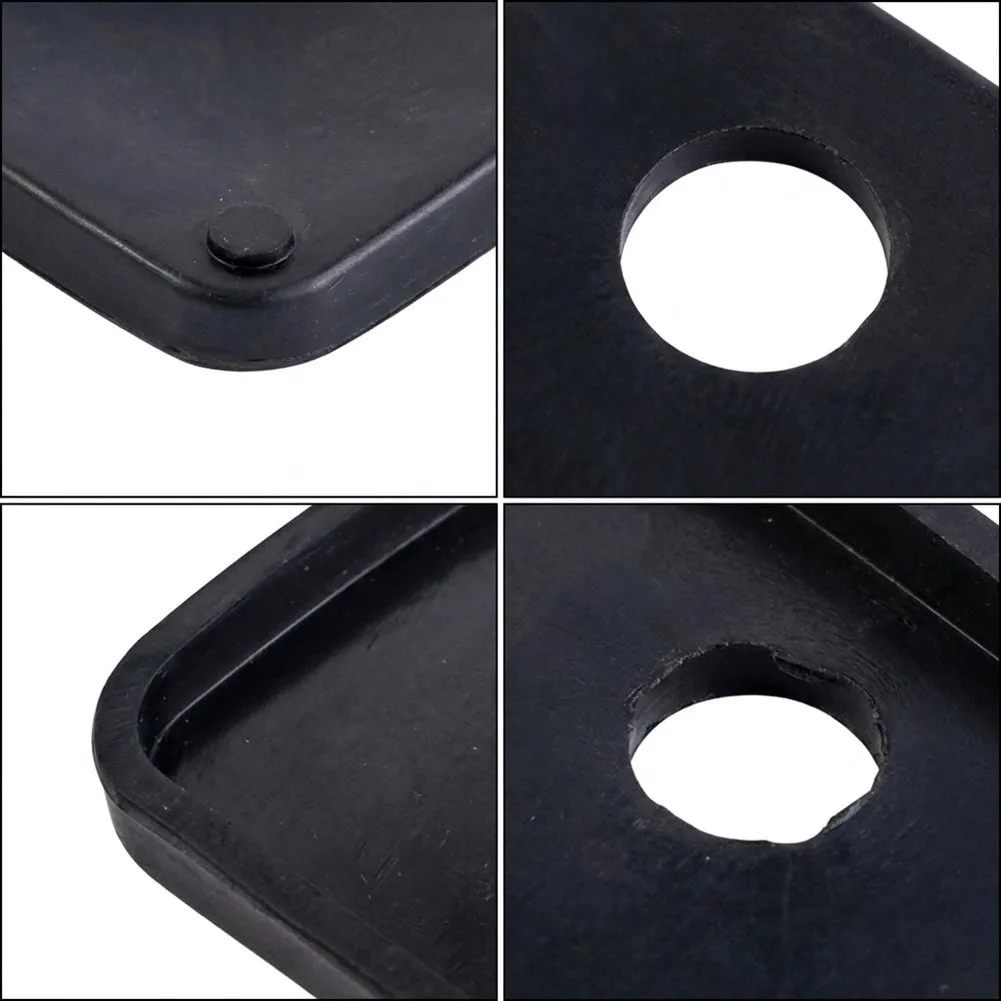 Rubber Shock Absorbing Mounting Pads for Strength Training and Cardio Equipment to Improve Operational Smoothness and Floor Care