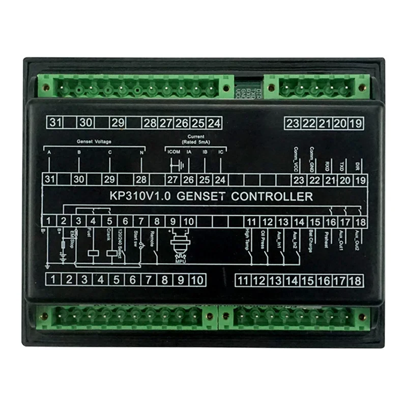 A08F-KP310V1.0 KP310 V1.0 Diesel Generator Modul Remote Sart Und Stop Control Genset LED Digit Display Panel