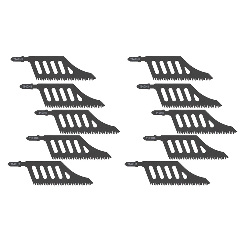 

AT43-T142HB Curved Jigsaw Blades For Precision Cutting - 10PCS Flush Cutting Jigsaw Blade T Shank Jigsaw Blades