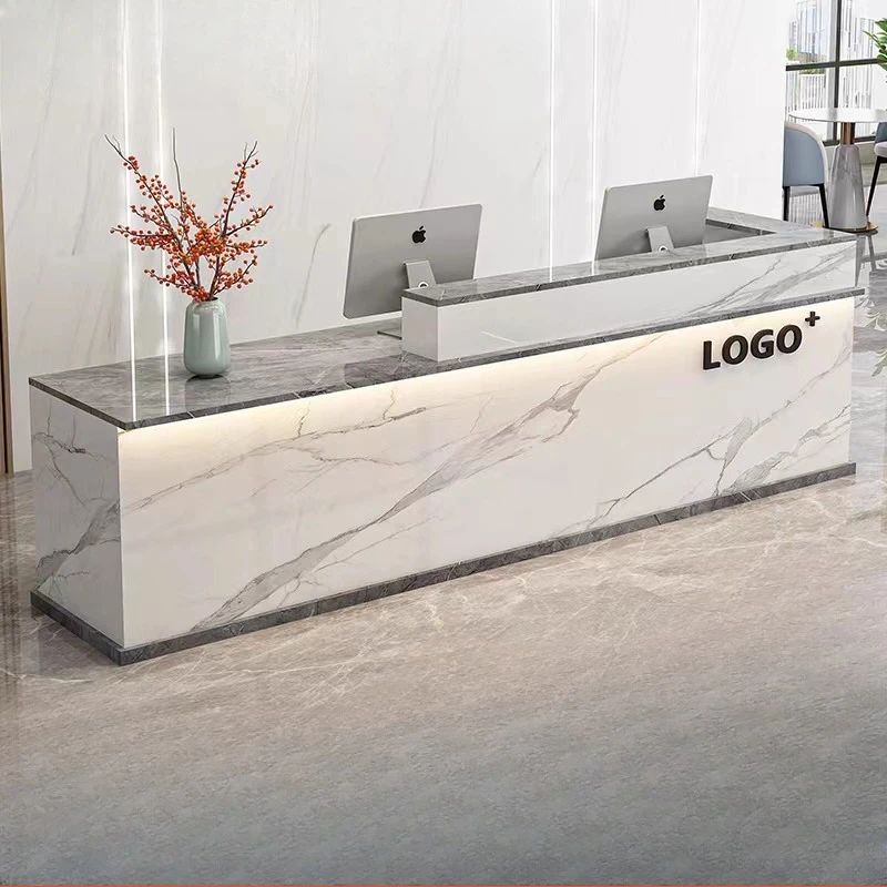 صالون التجميل Mostrador Negocio الأثاث التجاري صالون تجميل مكاتب الاستقبال الديكور مكاتب الاستقبال الخروج