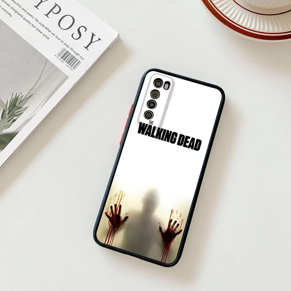 Phone Case For Samsung S21 Plus S24 S23 S22 S20 Ultra A53 A54 A71 A72 A73 A34 A51 A52 The Walking Dead Translucent Back Cover