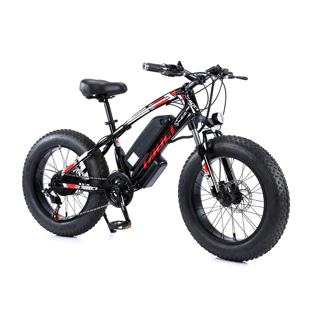 

Wholesale New Electric Fat Tire Bicycle 20 Inch High Carbon Steel Snow Ebike Fast E Bike Adult E Mountain Bike