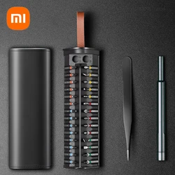 Xiaomi New 30 in 1 Screwdriver Aluminum+S2 Alloy Steel Magnetic Bit Household Precision Glass Watch Screw Driver Set Manual Tool