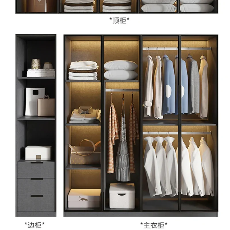 Shoe Save Clothes Storage Locker Wardrobe Assembly Closet Armoire Portable Norbic Multifunction Modern Elegant Home Furniture