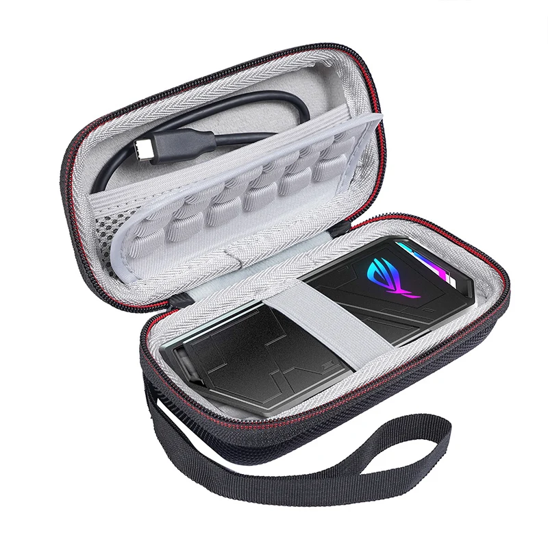 Newest Hard EVA Travel Carrying Case Bag for ASUS ROG STRIX Arion Aluminum Alloy M.2 NVMe SSD External Portable Enclosure Case