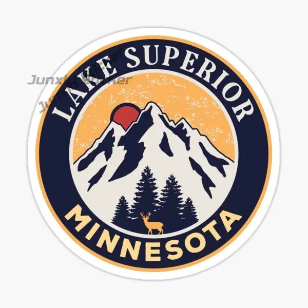 MINNESOTA LAKE SUPERIOR Freshwater Lake Car Sticker Vinyl Self-adhesive Decorative Decal