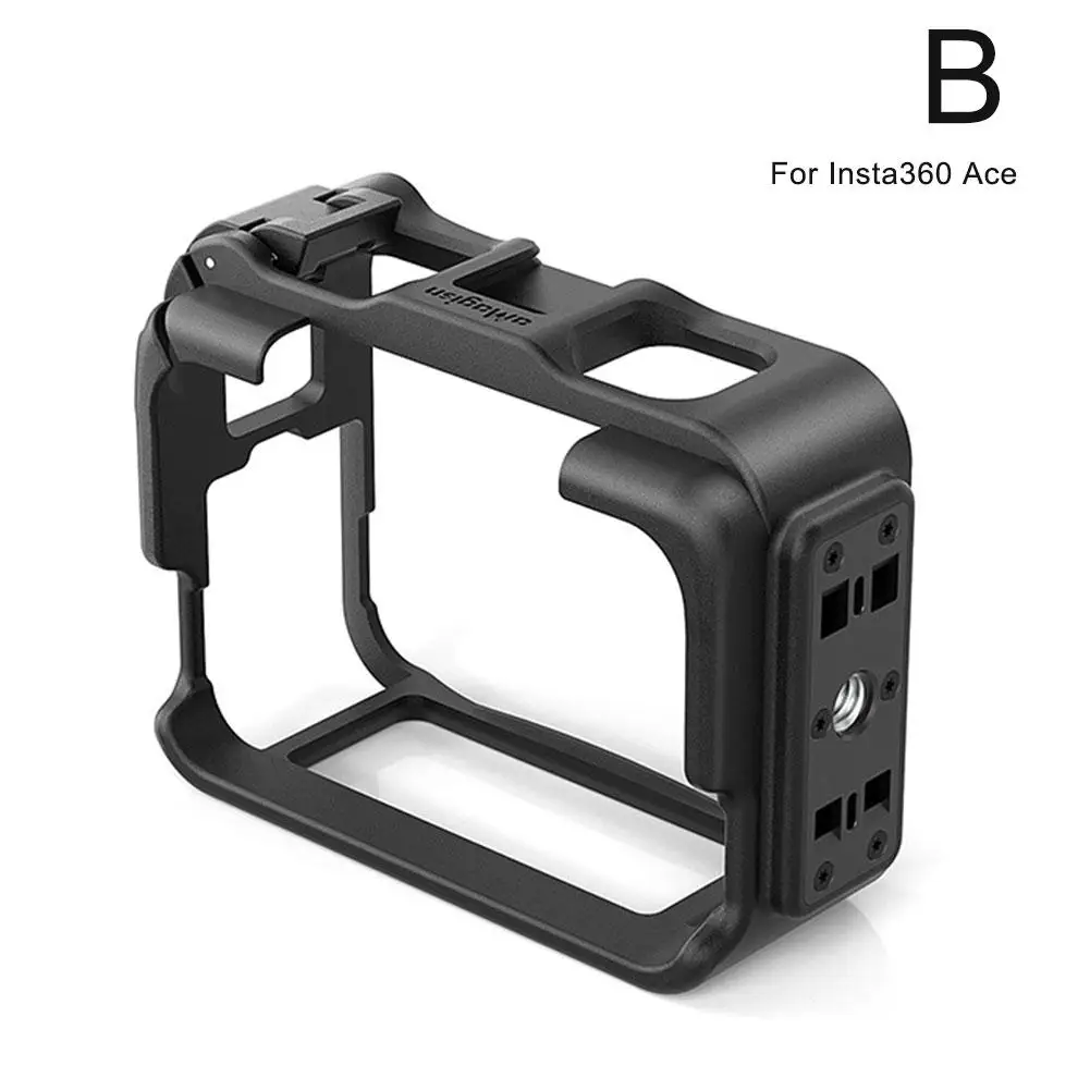 BUDI ABS Frame Case For Insta360 Ace Pro Metal Rabbit Cage Protective Case Plastic Frame For Insta360 Ace Camera Accessorie T2Q1