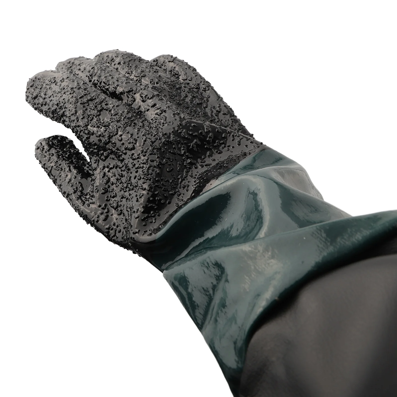 Sandblasting Gloves Sand Blasting Glove For Heavy-Duty Sandblasting PVC+Cotton Work Gloves 65cm Length High Quality