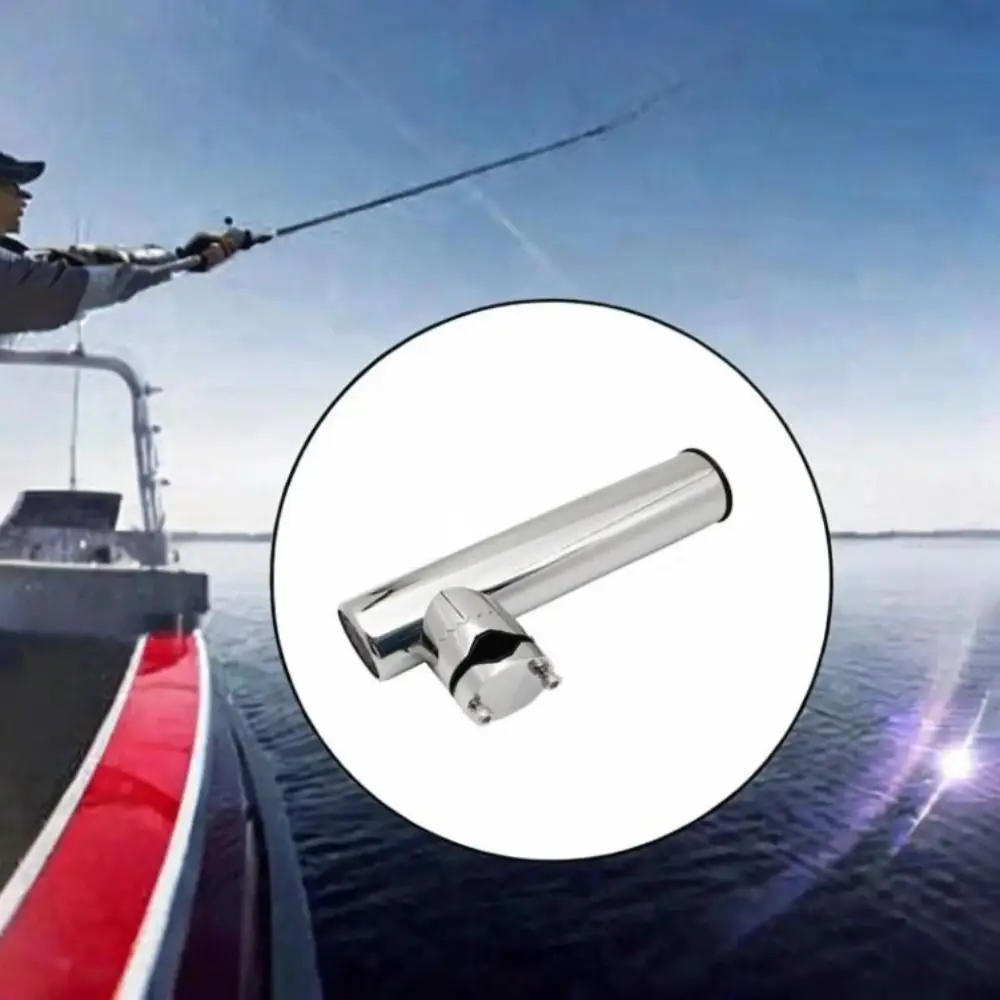 

316 Stainless Steel Fishing Rod Holder Pitch Adjustable 360 Degree Rotatable Marine Fishing Rod Base Stainless Adjusted