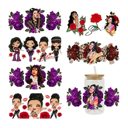 3D UV DTF Transfers Stickers 16oz Cup Wrap Selena Star Printed For DIY Glass Ceramic Metal Leather Etc. D1310