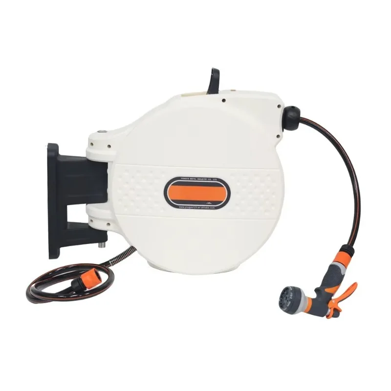 30MGarden Hose Reel Flexible Adjustable Mountable Durable Automatic for Industrial Use Garden Hose Reel