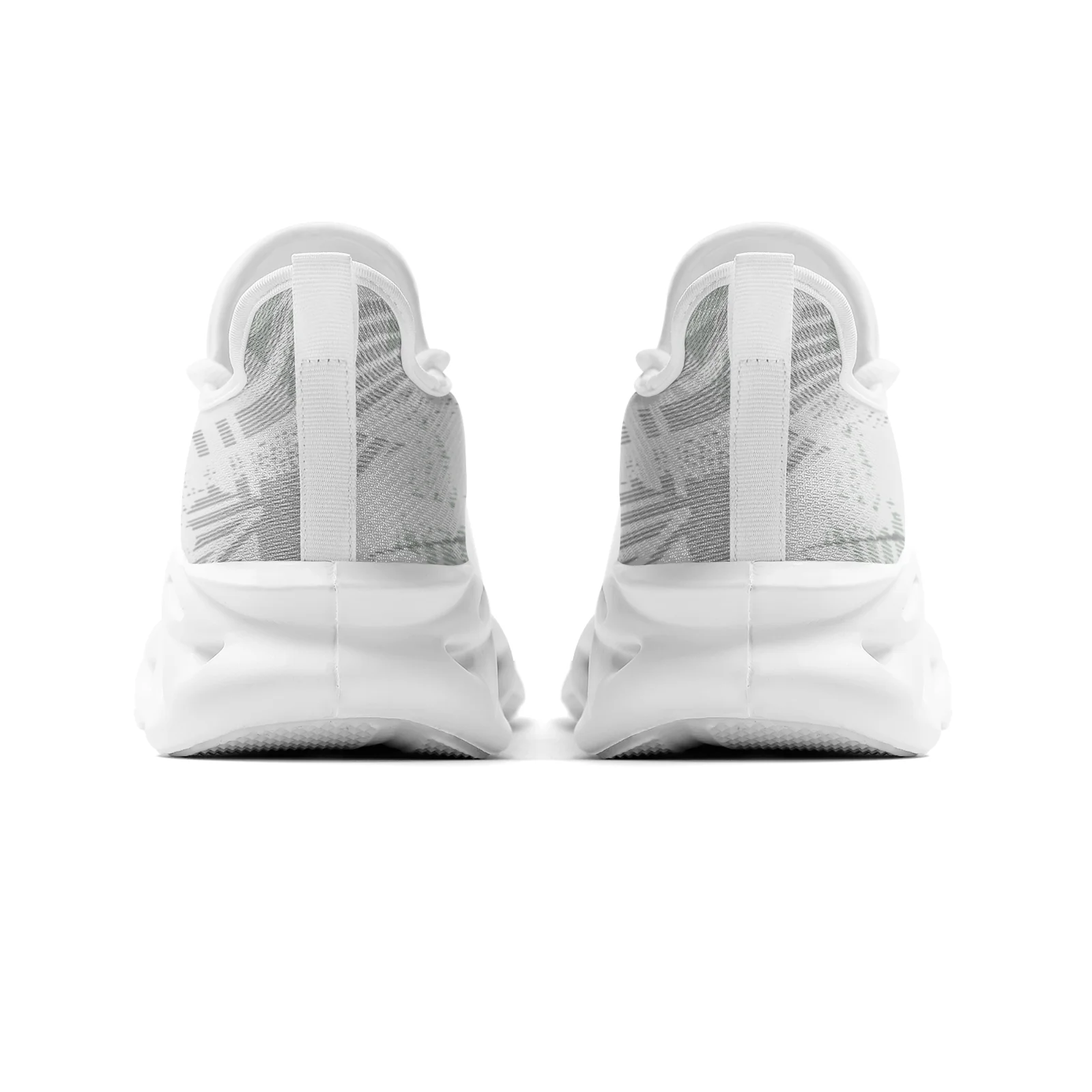 Custom Shoes Boy's Casual Sneakers Geometric Patterns Lightweight Walking Running Shoes Mesh Lace Up Footwear EUR36-48