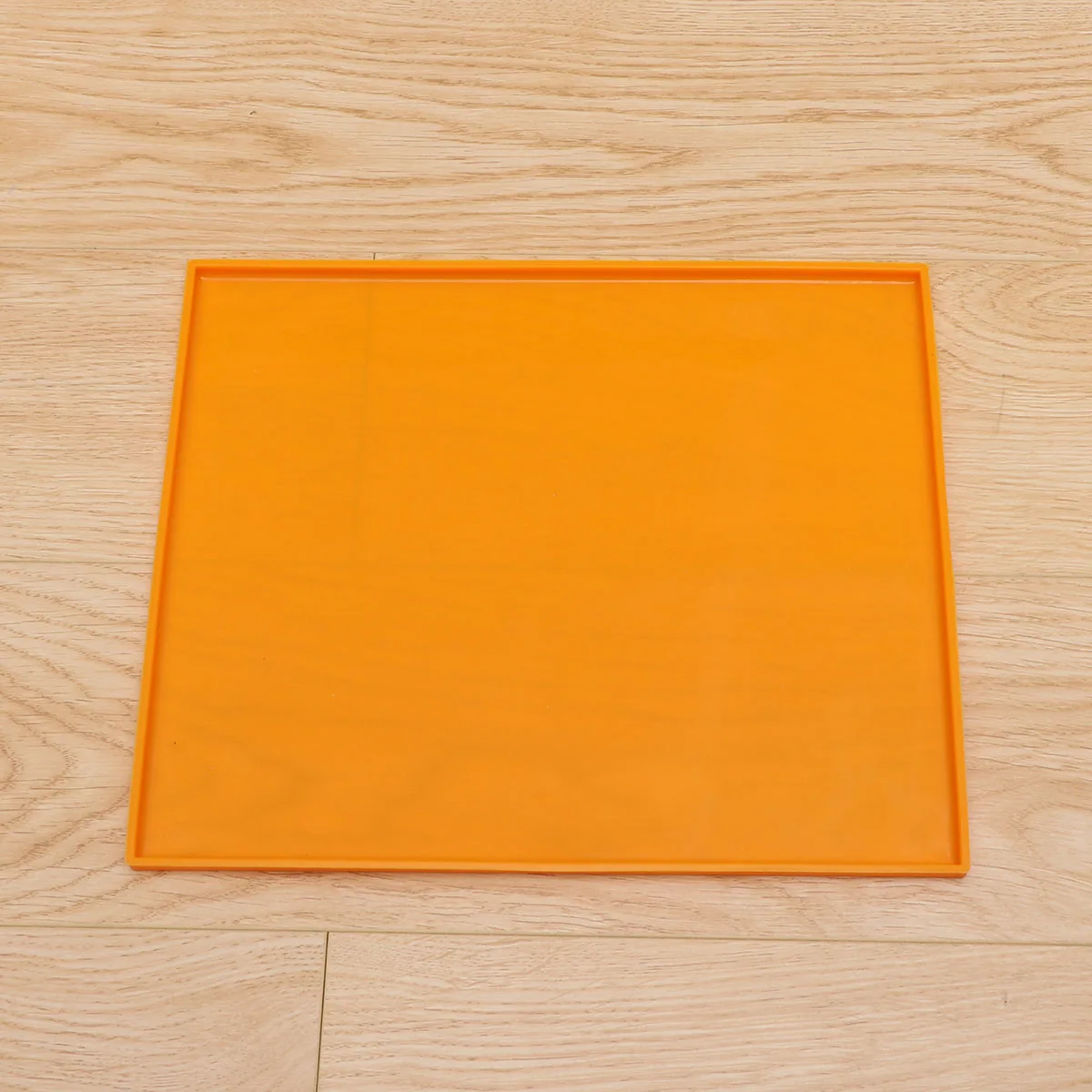 

Pet Placemat Dog Food Placemats for and Water Bowl Orange Waterproof Cat Feeding