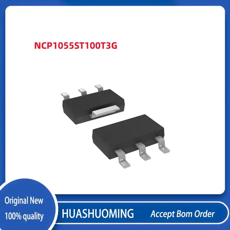 

5Pcs/Lot New NCP1055ST100T3G NCP1055ST100T3 NCP1055ST100T N55B SOT223