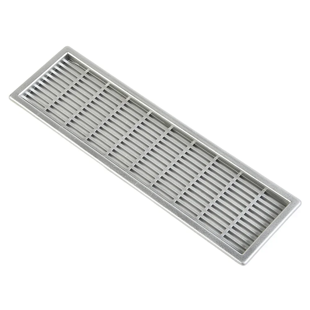 Armadi per Computer per armadi scarpiera griglia di ventilazione foro rettangolare argento/nero 1pc ABS Air Vent racchiudere gli spazi