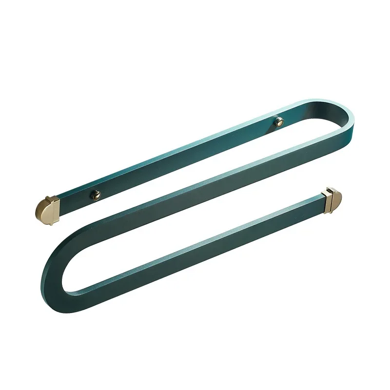 Originality Row Hooks Nordic Brush Wall Mounted Green Gold Clothes Hanger Coat Hooks Bathroom Solid Brass Rustproof Robe Hook