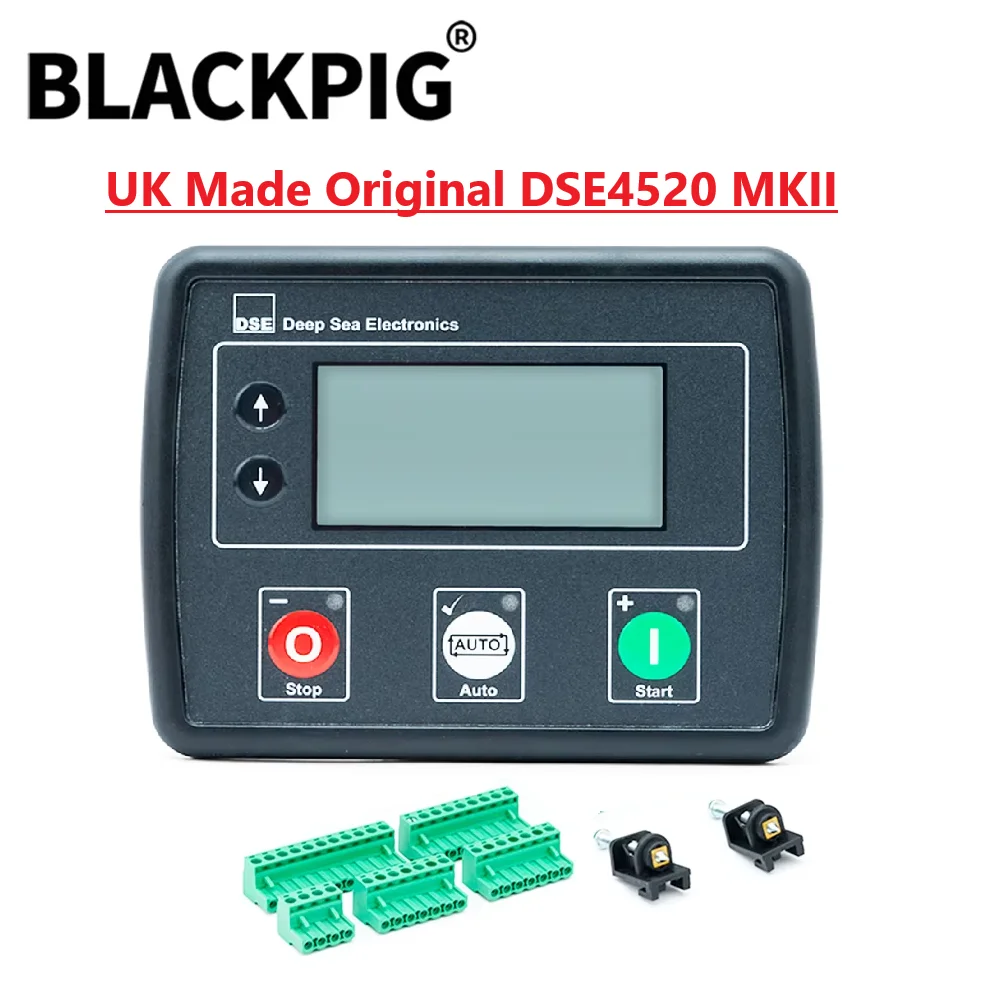 100% New Original DSE4520 MKII Controller Diesel Generator Auto Mains Failure Control Module Panel Generator Parts From UK Made