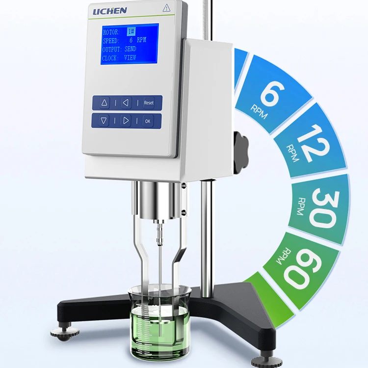 

LICHEN Digital Rotary Viscometer, LCD and RS232 Output, 0-60rpm Laboratory Viscosity Tester for Paint/Cosmetics/Food - NDJ-S
