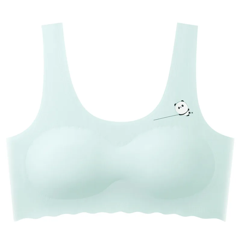 Girls Seamless Underwear Girls Vest Development Period 12-18 Years Old Junior High School Students Bra Tube Top