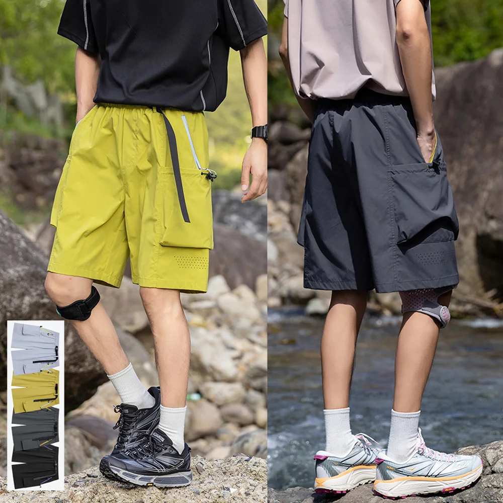 

Men Summer Outdoor Sports Hiking Lightweight Quick Dry Cargo Shorts Cityboy Fashion Streetwear Short Pant Shorts