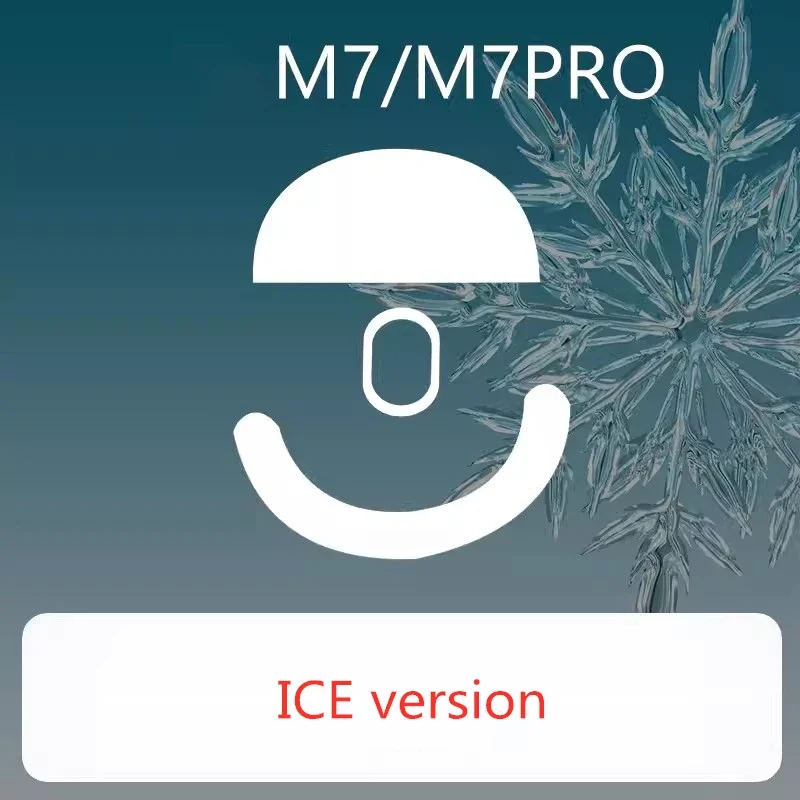 1 Set Ultraglide Mouse Skates For MCHOSE M7 / M7 PRO Ultra Brake Control Speed Silence Feet ICE Version Mice Glides PTFE Feet