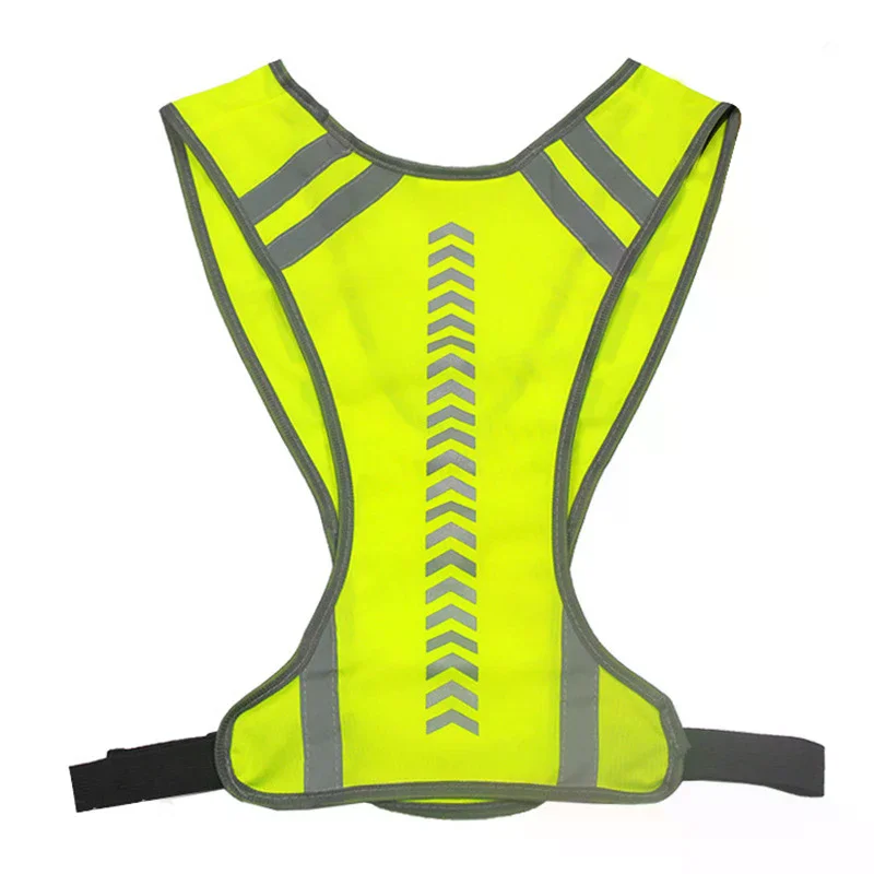 Motorcycle Safety Jacket Visible Reflective Vest Working Clothes Night Security Running Cycling Coat