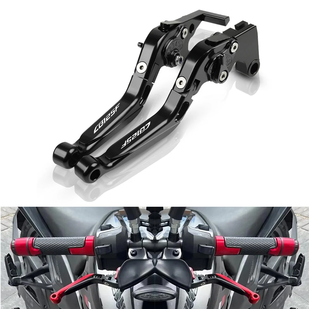 For Honda CB125F 2019-2021 Motorcycle Adjustable Folding Brake Clutch Levers Handlebar Grips Handle Lever Motorcycle Accessories