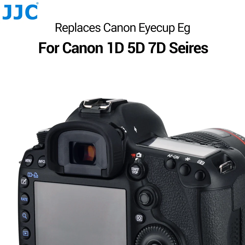 Pelindung Mata JJC Soft Eyepiece untuk Canon EOS 5D Mark IV EOS-1D Mark IV EOS-1D Mark III 1Ds Mark III 7D Menggantikan Canon Eg Eyecup