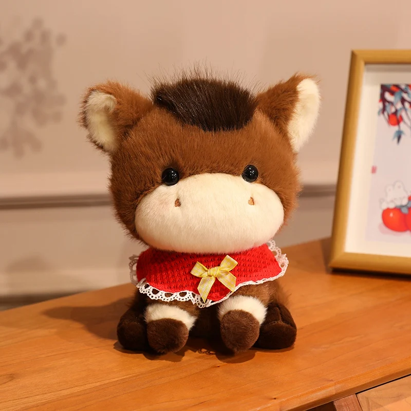 

Lucky Horse Plush Toy Pendant Year Of The Horse New Year Mascot Plush Doll Keychain Kids Gift Home Decor