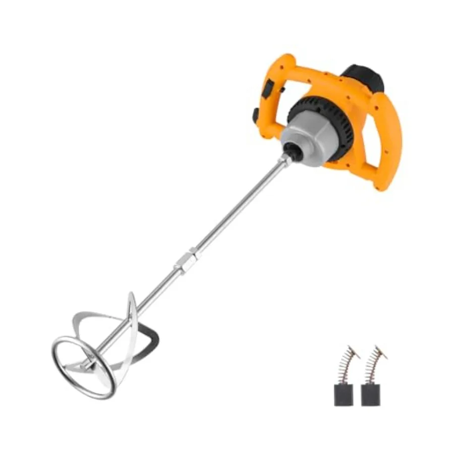 

Бетоносмеситель ручной Hoteche 1200 Вт, 6-скоростной, электрический, для тяжелых работ, портативный, профессиональный, для строительных растворов, Pro Drill M