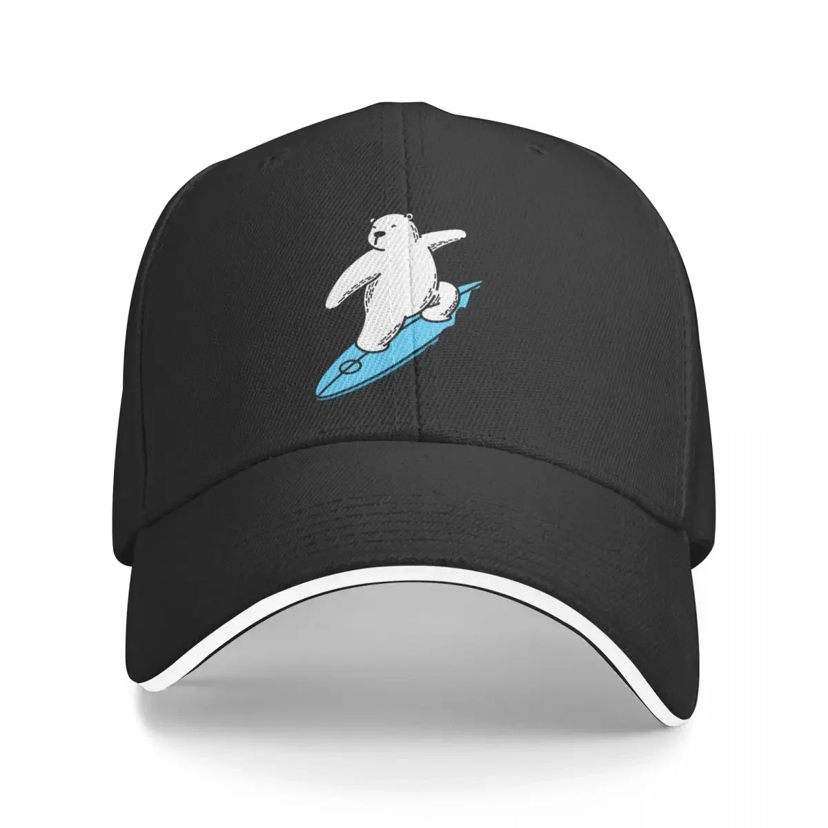 Bear Surfer Baseball Cap Hat Man For The Sun luxury woman cap Thermal Visor tea Hat Women Beach Fashion Men's