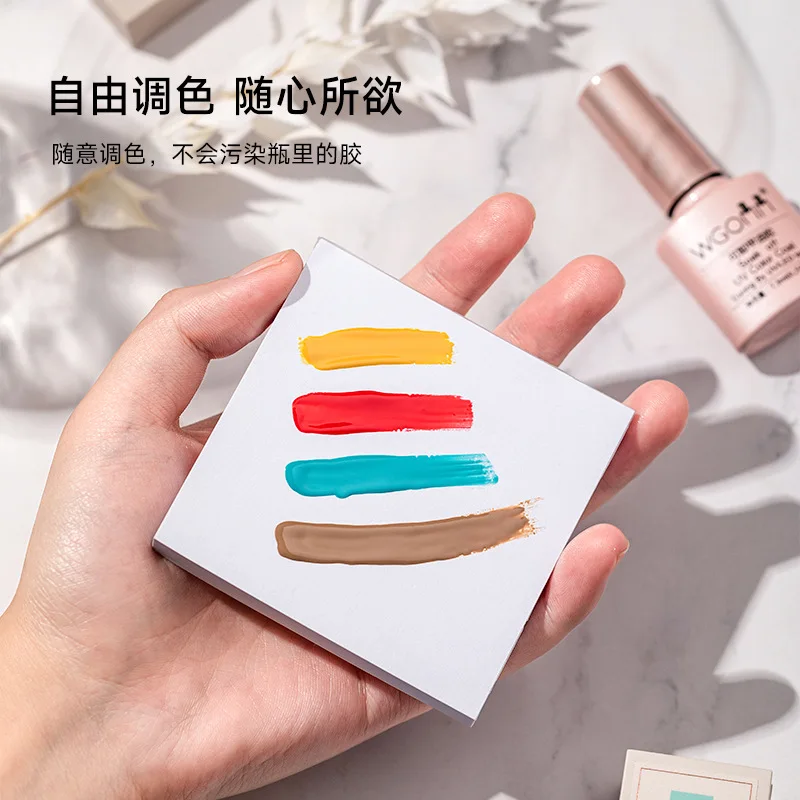 

Disposable Manicure Coloring Paper Thick Double-sided Glue Multi-functional Painting and Dyeing Waterproof Manicure Tool